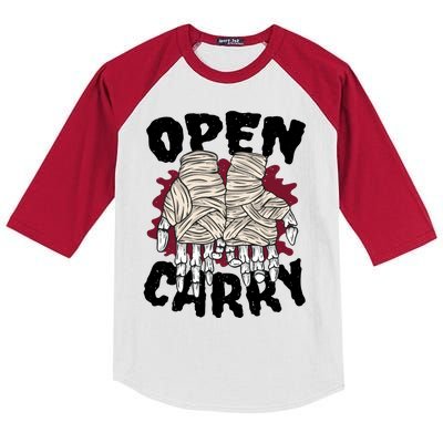 Skeleton Open Carry Boxing Kids Colorblock Raglan Jersey