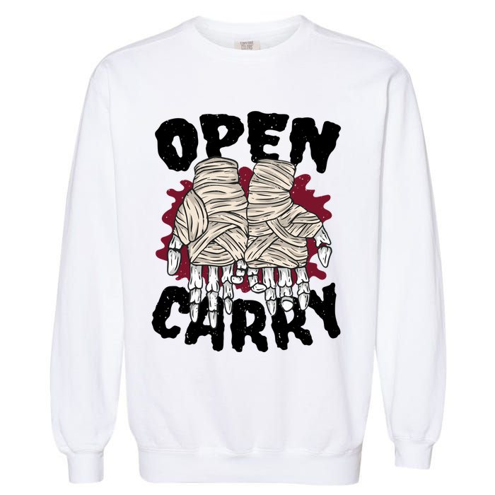 Skeleton Open Carry Boxing Garment-Dyed Sweatshirt