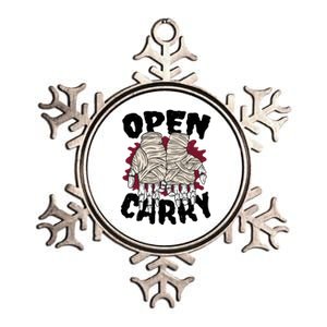 Skeleton Open Carry Boxing Metallic Star Ornament