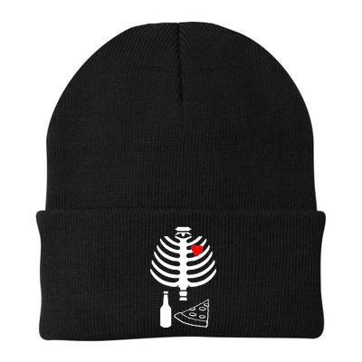 Skeleton Pizza Beer Rib cage Beanie
