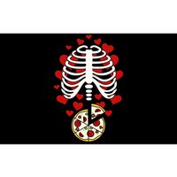 Skeleton Pizza Rib Cage X-Ray Bumper Sticker