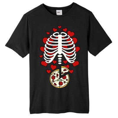 Skeleton Pizza Rib Cage X-Ray Tall Fusion ChromaSoft Performance T-Shirt