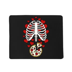 Skeleton Pizza Rib Cage X-Ray Mousepad