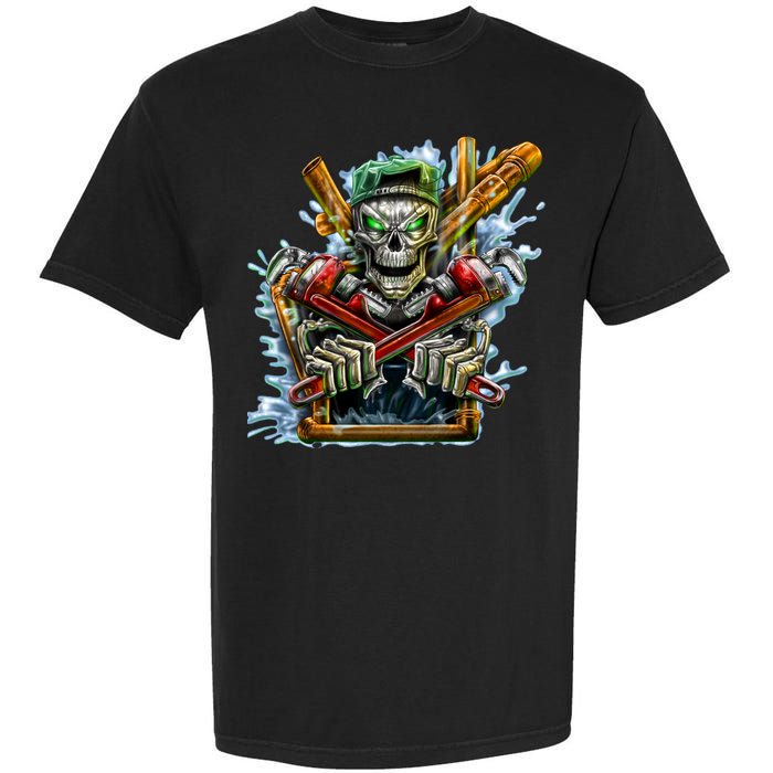 Skeleton Plumber Garment-Dyed Heavyweight T-Shirt