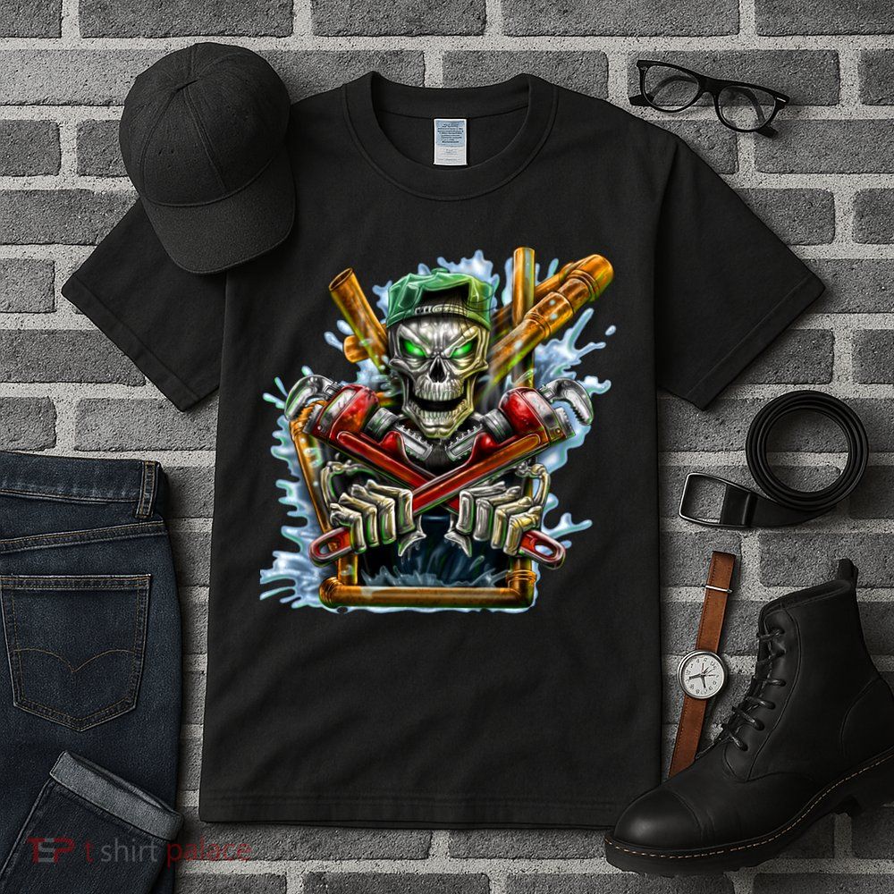 Skeleton Plumber Tall T-Shirt