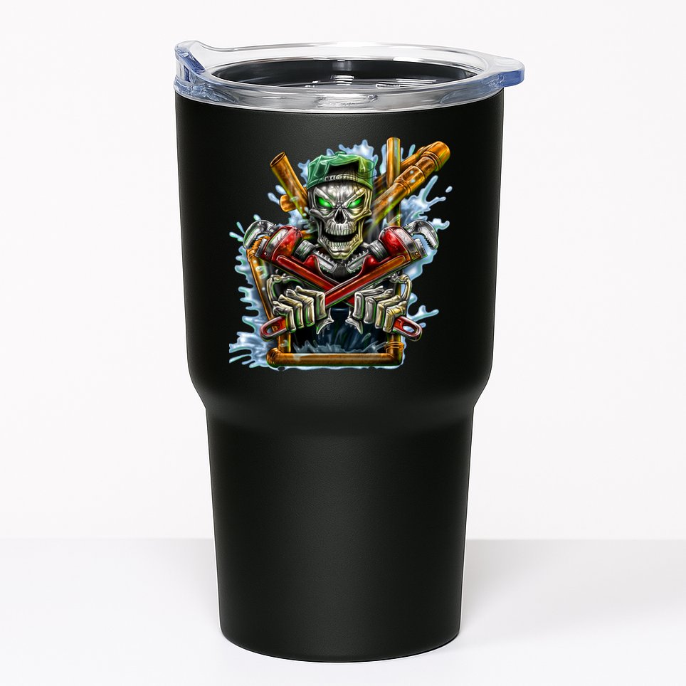 Skeleton Plumber Tumbler