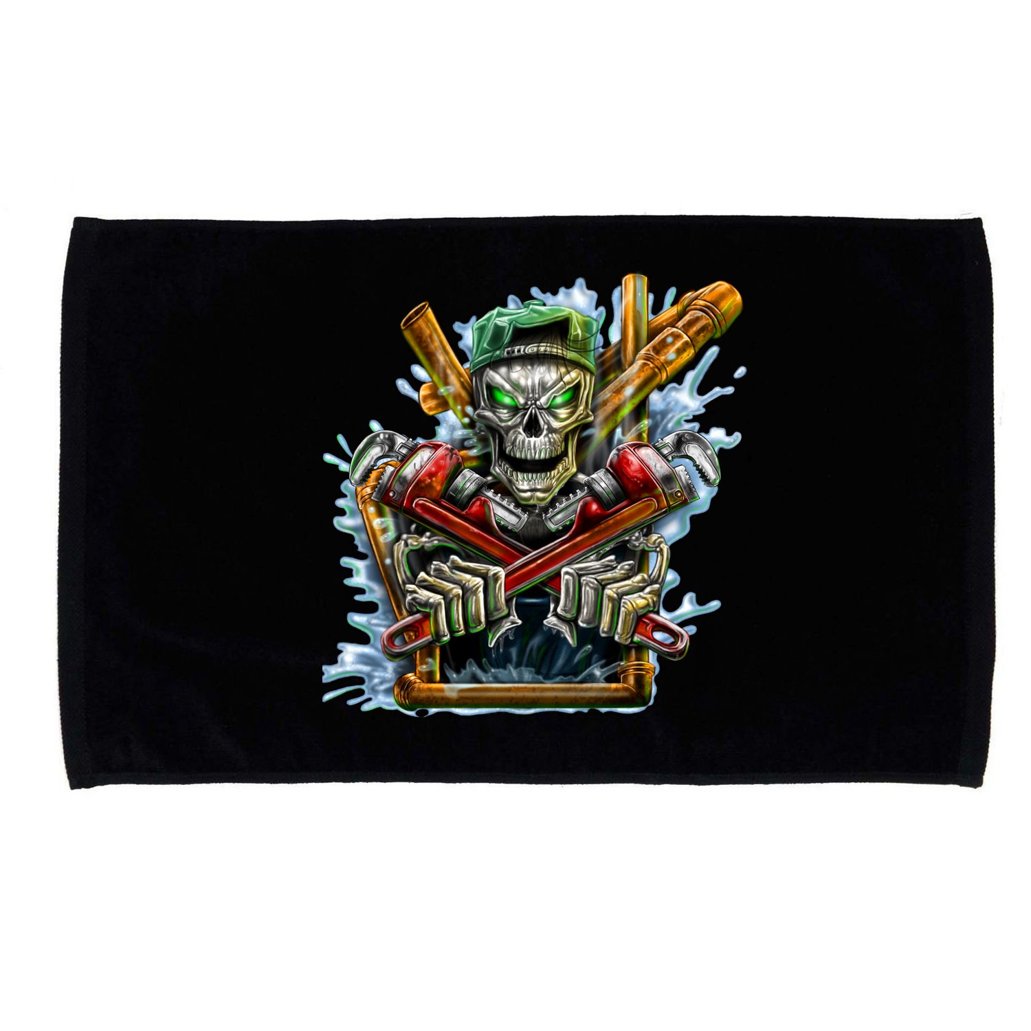 Skeleton Plumber Microfiber Hand Towel
