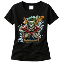 Skeleton Plumber Womens T-Shirt