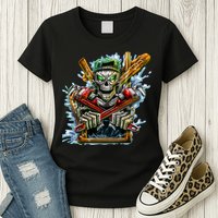 Skeleton Plumber Womens T-Shirt