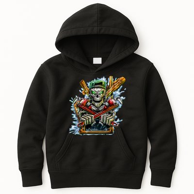 Skeleton Plumber Kids Hoodie