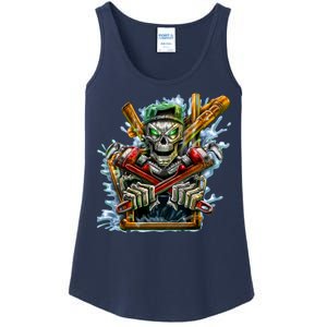 Skeleton Plumber Ladies Essential Tank