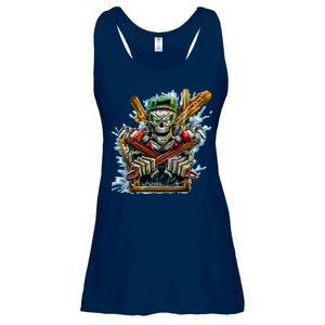 Skeleton Plumber Ladies Essential Flowy Tank