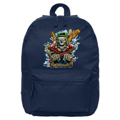 Skeleton Plumber 16 in Basic Backpack