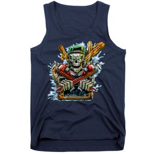 Skeleton Plumber Tank Top