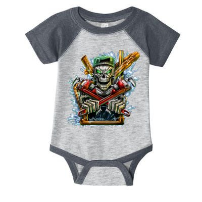 Skeleton Plumber Infant Baby Jersey Bodysuit