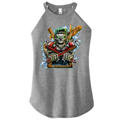 Skeleton Plumber Women's Perfect Tri Rocker Tank