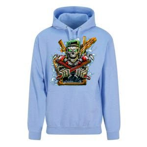 Skeleton Plumber Unisex Surf Hoodie