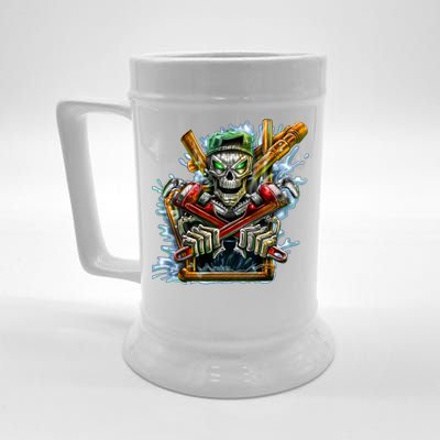 Skeleton Plumber Beer Stein