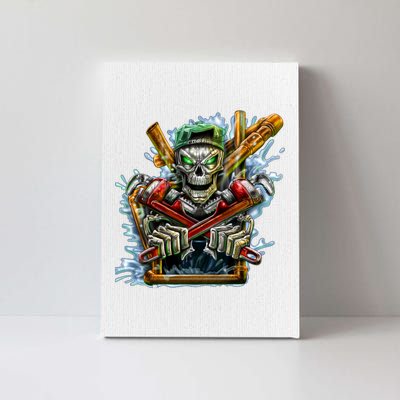 Skeleton Plumber Canvas