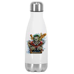 Skeleton Plumber Stainless Steel Insulated Water Bottle