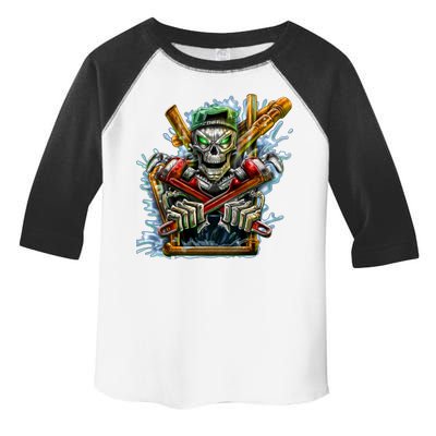 Skeleton Plumber Toddler Fine Jersey T-Shirt