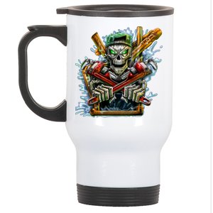 Skeleton Plumber Stainless Steel Travel Mug