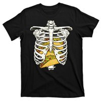 Skeleton Rib Cage Filled With Tacos T-Shirt