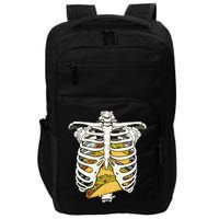 Skeleton Rib Cage Filled With Tacos Impact Tech Backpack