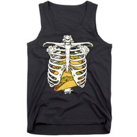 Skeleton Rib Cage Filled With Tacos Tank Top