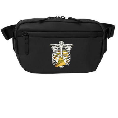 Skeleton Rib Cage Filled With Tacos Crossbody Pack