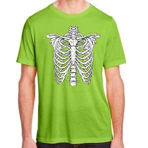 Skeleton Rib Cage Scary Halloween Costume Adult ChromaSoft Performance T-Shirt