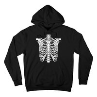 Skeleton Rib Cage Scary Halloween Costume Hoodie