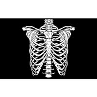 Skeleton Rib Cage Scary Halloween Costume Bumper Sticker