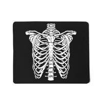 Skeleton Rib Cage Scary Halloween Costume Mousepad