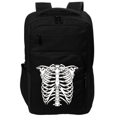 Skeleton Rib Cage Skull Chest Impact Tech Backpack