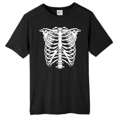 Skeleton Rib Cage Skull Chest Tall Fusion ChromaSoft Performance T-Shirt