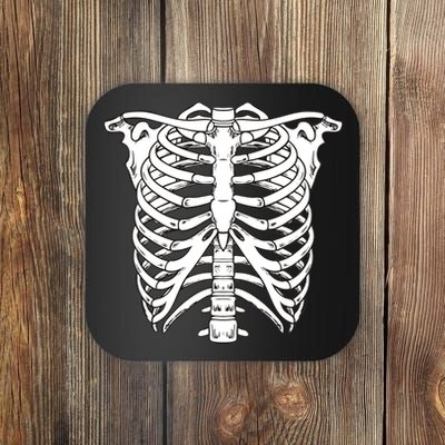 Skeleton Rib Cage Skull Chest Coaster