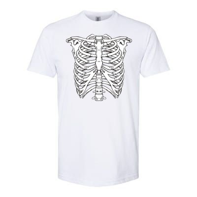 Skeleton Rib Cage Skull Chest Softstyle® CVC T-Shirt