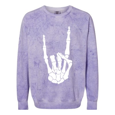 Skeleton Rocks Colorblast Crewneck Sweatshirt