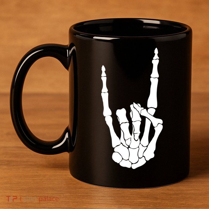 Skeleton Rocks 11oz C Handle Ceramic Mug
