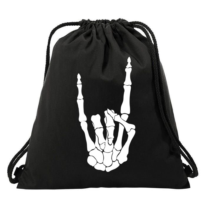 Skeleton Rocks Drawstring Bag