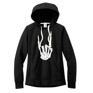 Skeleton Rocks Women's Fleece Hoodie