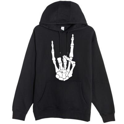 Skeleton Rocks Premium Pullover Hoodie