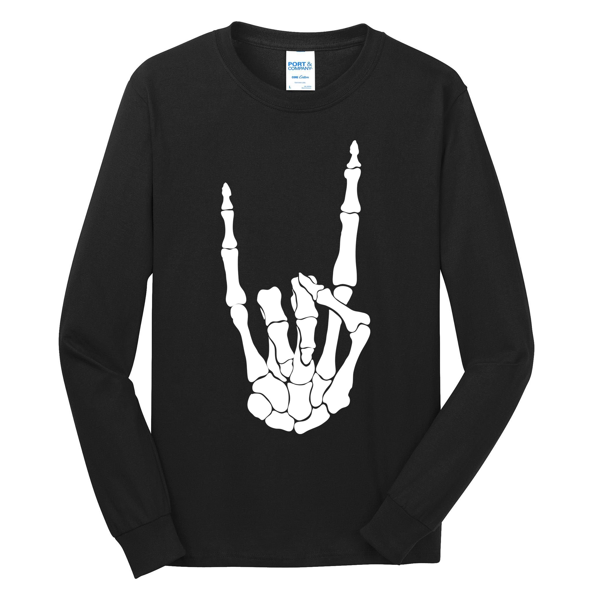 Skeleton Rocks Tall Long Sleeve T-Shirt
