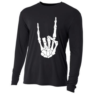 Skeleton Rocks Cooling Performance Long Sleeve Crew