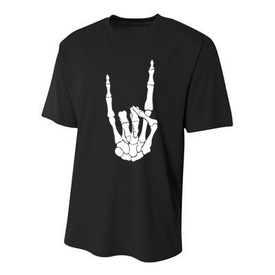 Skeleton Rocks Youth Performance Sprint T-Shirt