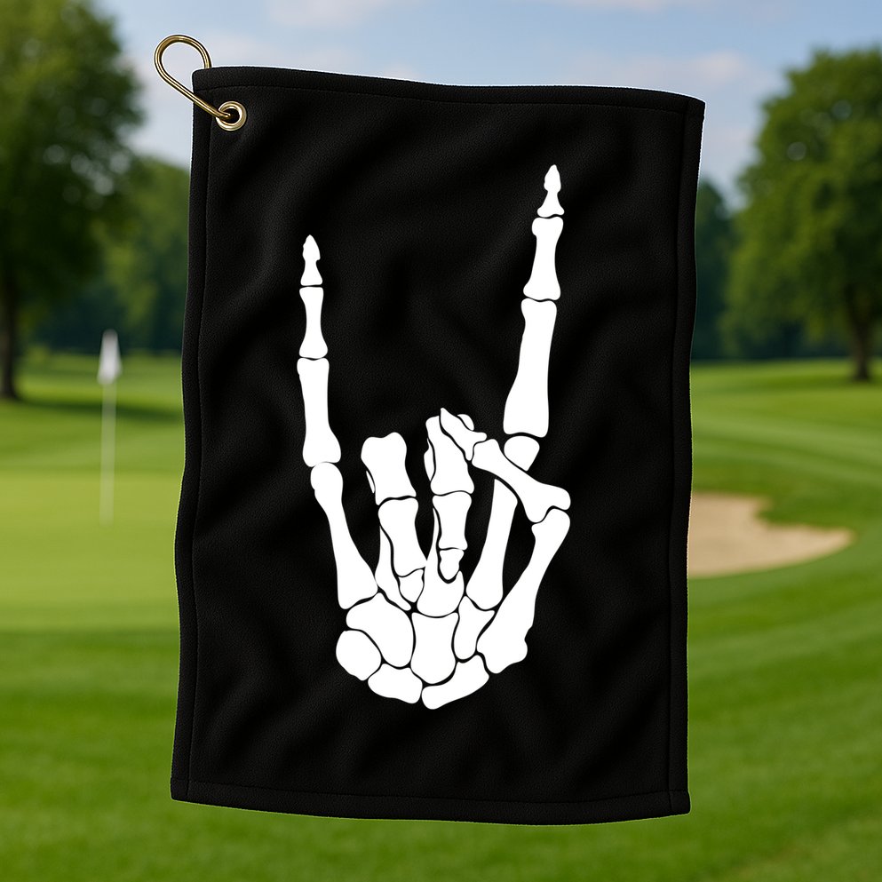 Skeleton Rocks Golf Towel