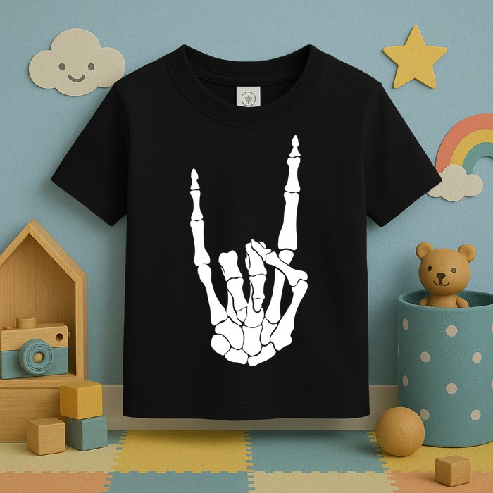 Skeleton Rocks Toddler T-Shirt