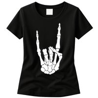 Skeleton Rocks Womens T-Shirt