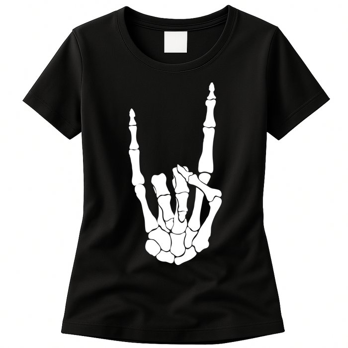 Skeleton Rocks Womens T-Shirt